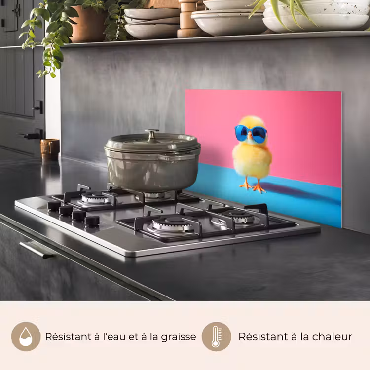 Fond de hotte - Chick - Lunettes de soleil - Bleu — 2