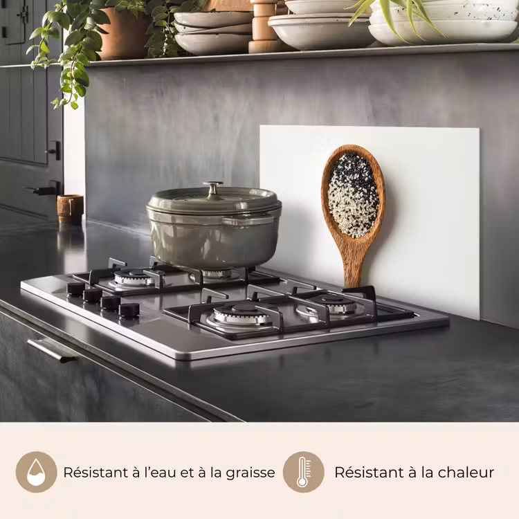 Fond de hotte - Cuillère - Sésame - Blanc — 2