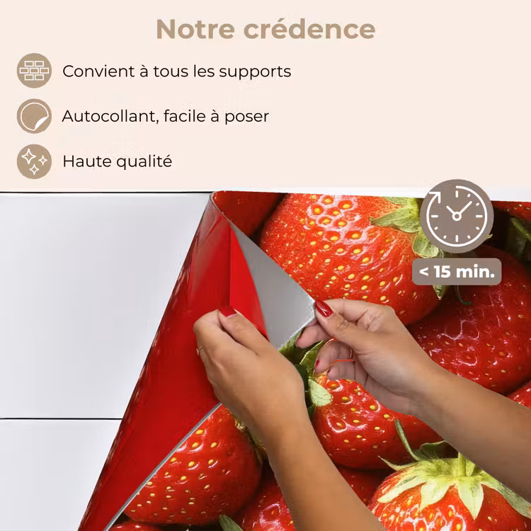 Fond de hotte - Fraise - Fruit - Rouge — 4