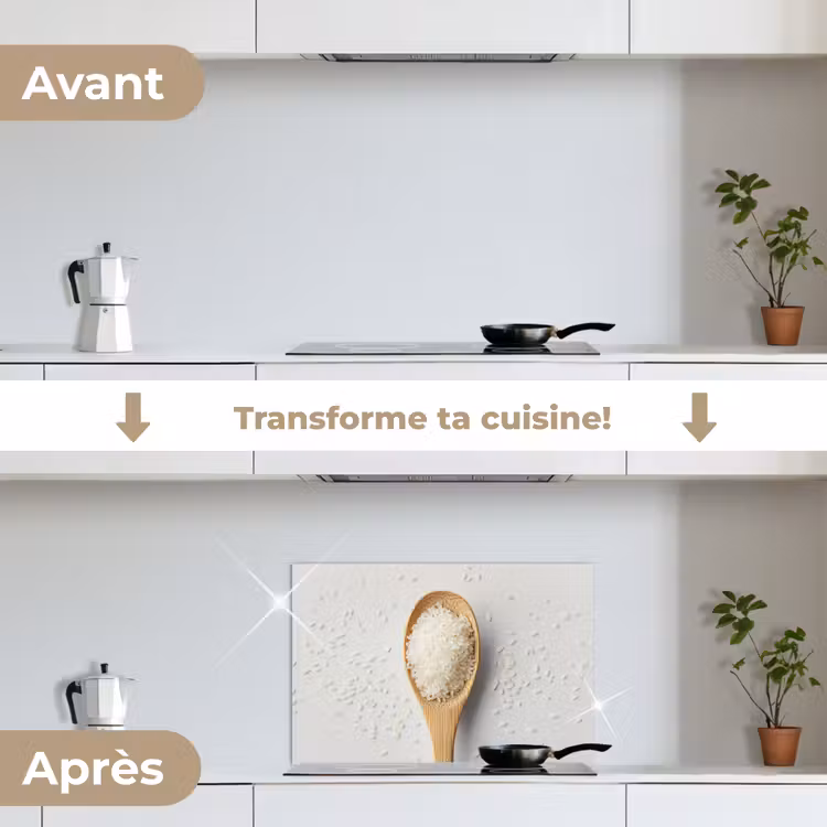Fond de hotte - Bois - Cuillère - Riz — 7