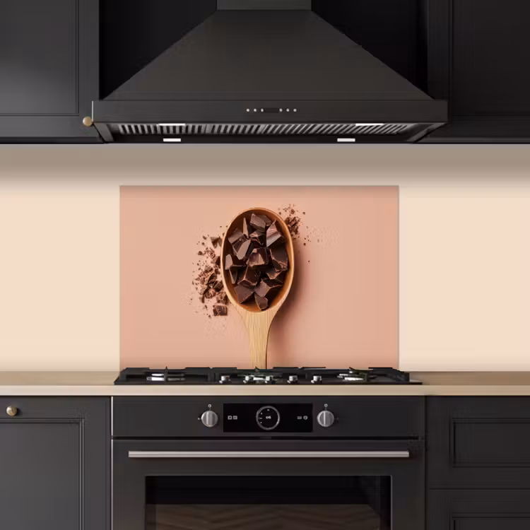 Fond de hotte - Chocolat - Bois - Cuillère — 5
