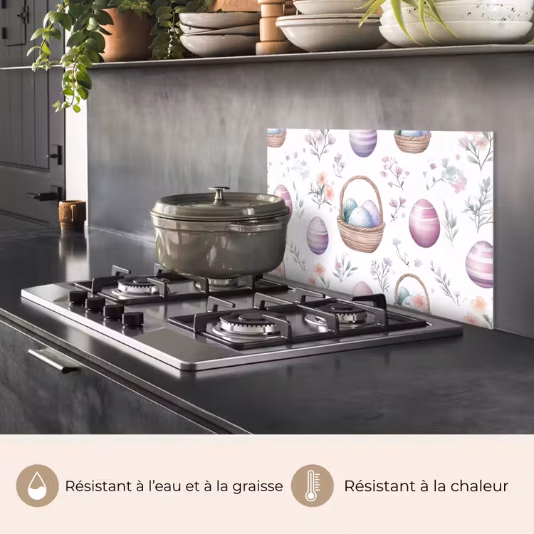 Fond de hotte - Fleurs - Oeufs de Pâques - Patron — 2