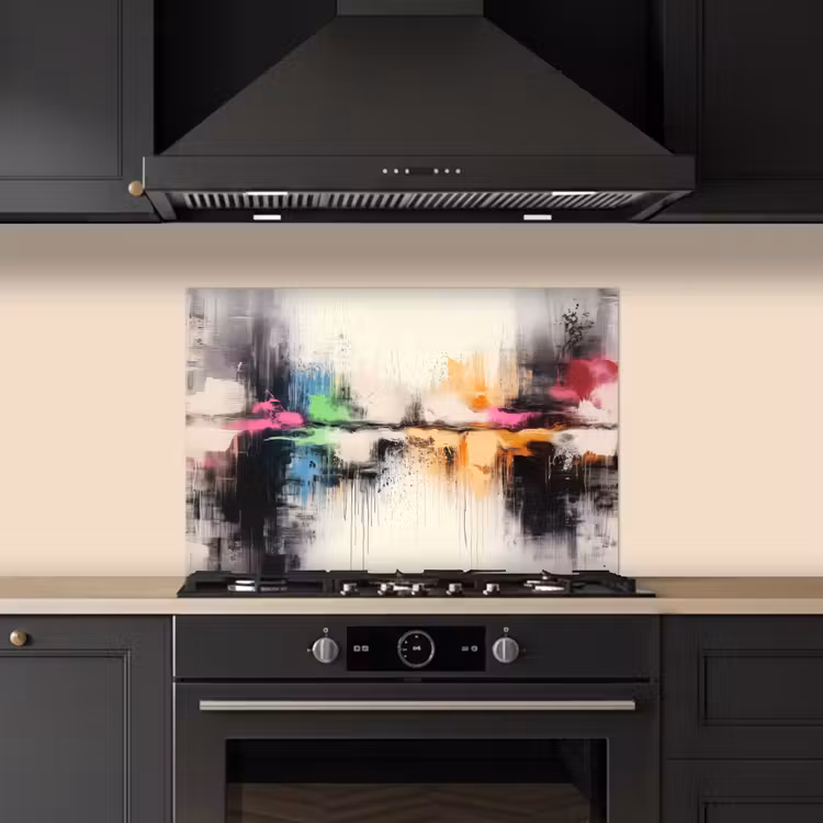 Fond de hotte - Abstrait - Explosion de couleurs - Paysage — 5