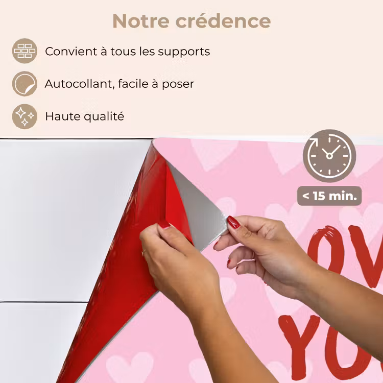 Fond de hotte - Amour - Citation - Mère - Rouge — 4