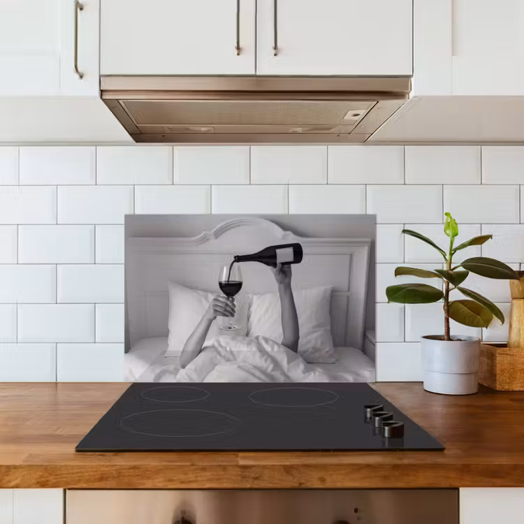 Fond de hotte - Draps - Bras - Vin - Verre — 3