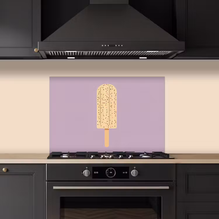Fond de hotte - Beige - Glace - Moucheté — 5