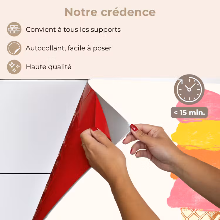 Fond de hotte - Coupe de glace - Cornes - Illustration - Minimaliste — 4