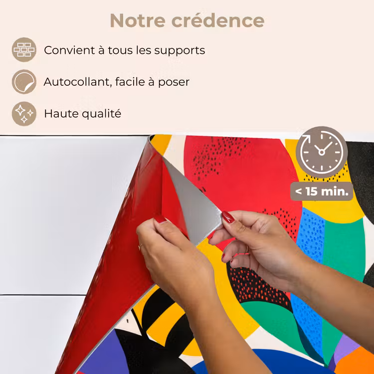 Fond de hotte - Formes - Points - Coloré — 4