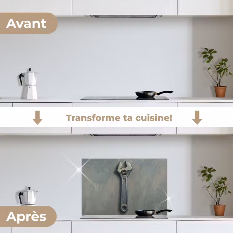 Fond de hotte - Clé à molette - Outils - Peinture — 7