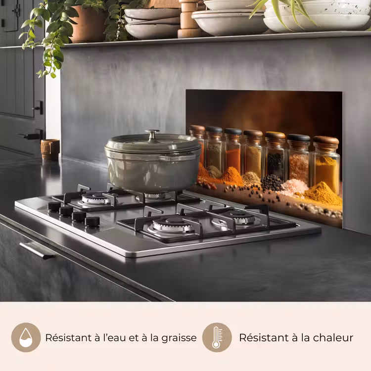 Fond de hotte - Bocaux - Herbes - Épices - Grains — 2