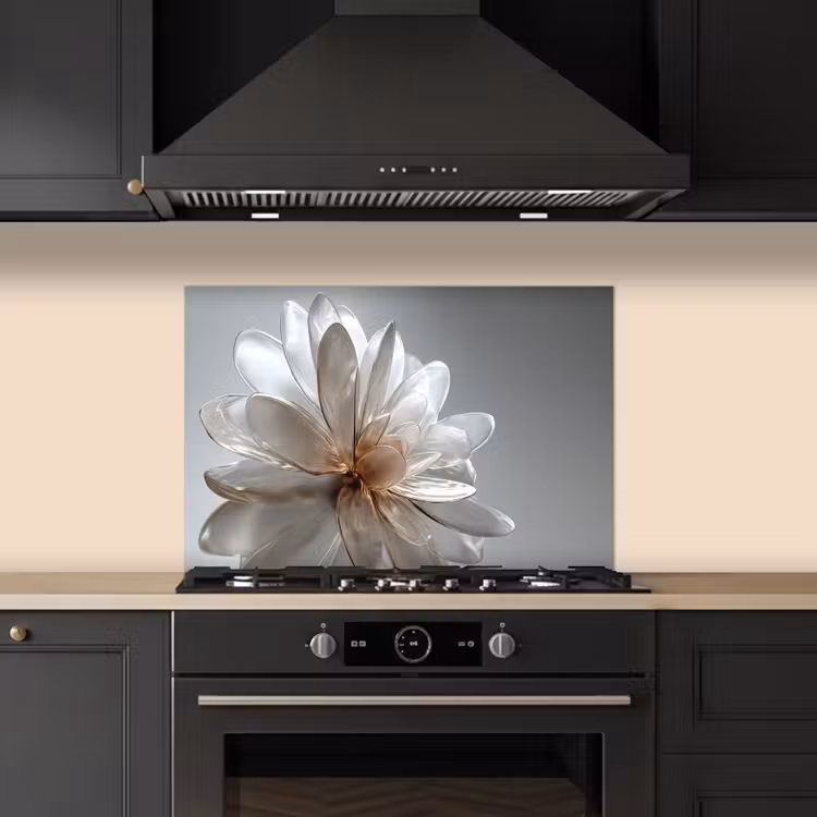 Fond de hotte - Fleur - Blanc - Neutre — 5