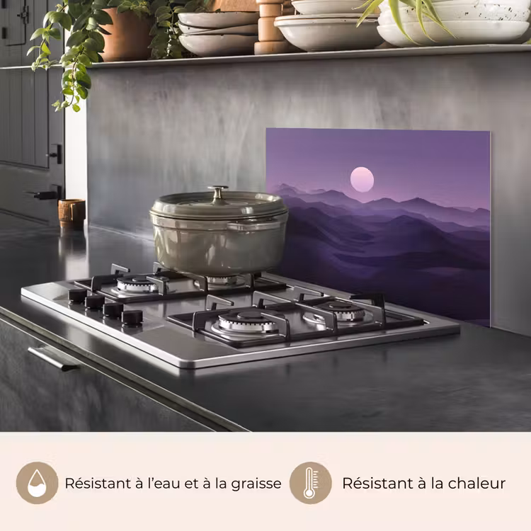 Fond de hotte - Collines - Pourpre - Brouillard - Soleil — 2