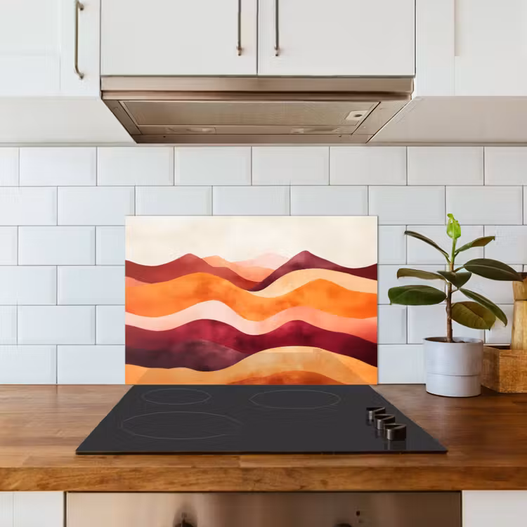 Fond de hotte - Abstrait - Paysage - Vagues — 3