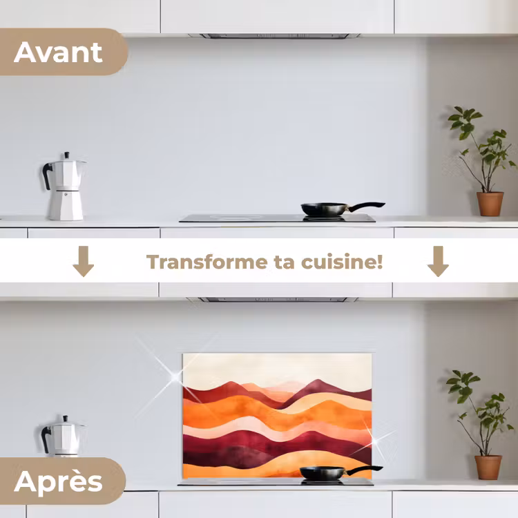 Fond de hotte - Abstrait - Paysage - Vagues — 7