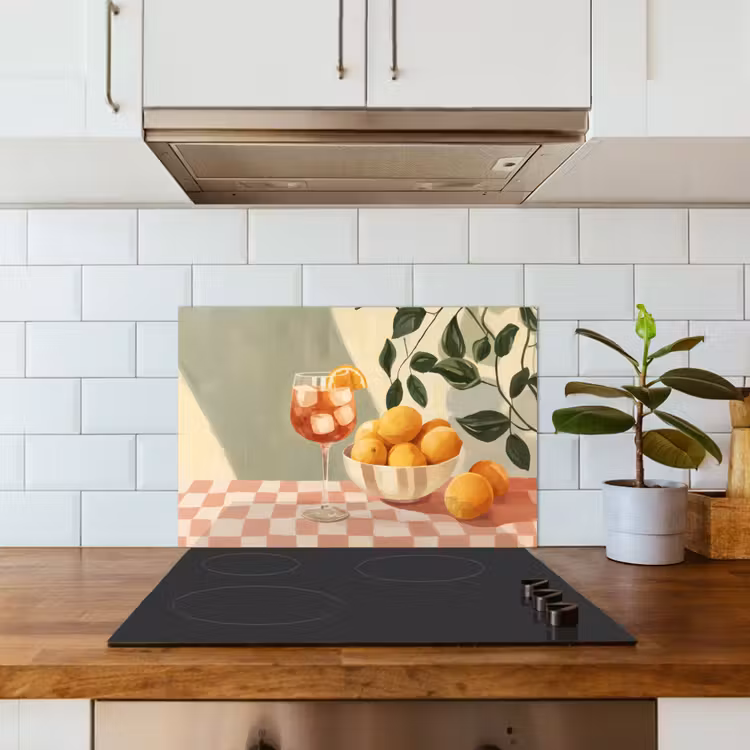 Fond de hotte - Citrons - Verre - Nappe - Bloqué — 3