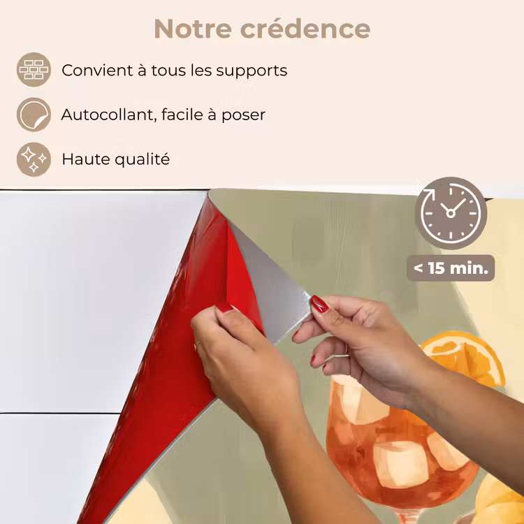 Fond de hotte - Citrons - Verre - Nappe - Bloqué — 4