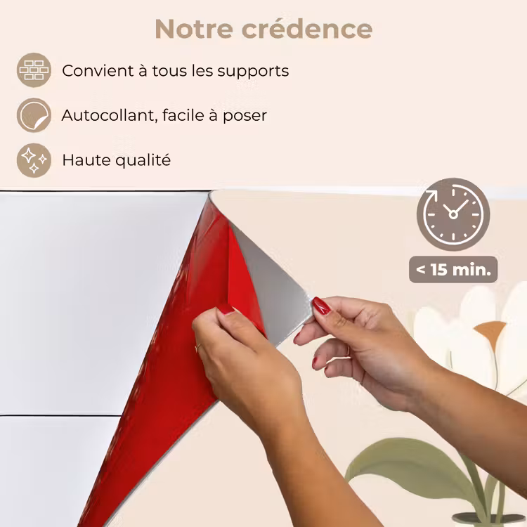 Fond de hotte - Fleur - Blanche - Vase - Citation — 4