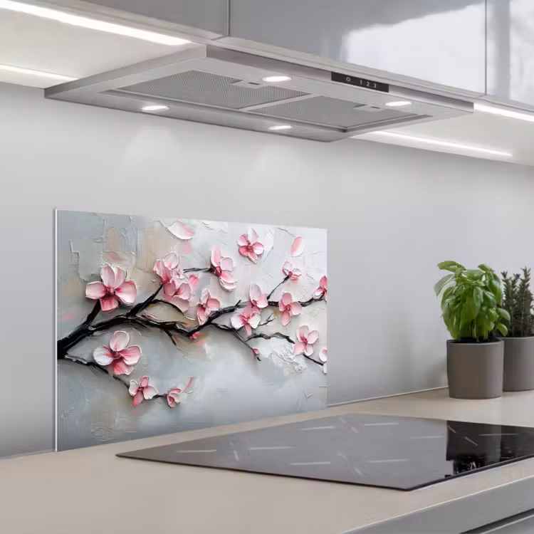 Fond de hotte - Blossom - Artistique - Rose - Sakura — 1