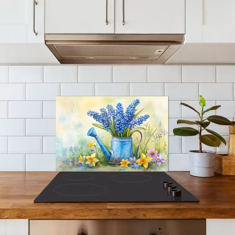 Fond de hotte - Arrosoir - Lavande - Fleurs — 3