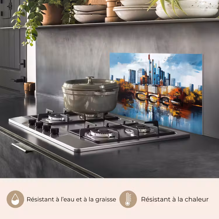 Fond de hotte - Arbres Francfort - Ville - Skyline - Pont — 2
