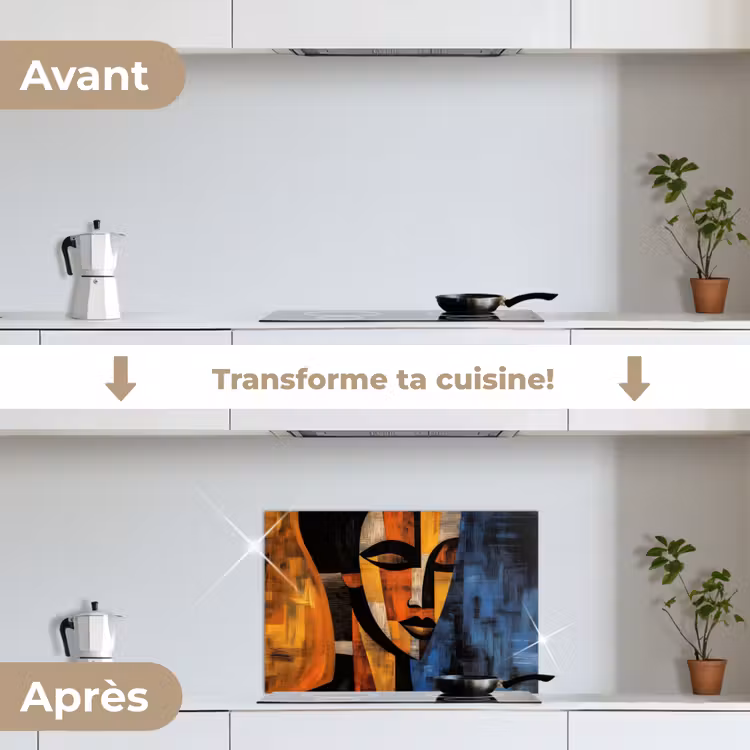 Fond de hotte - Abstrait - Portrait - Champs de couleurs — 7