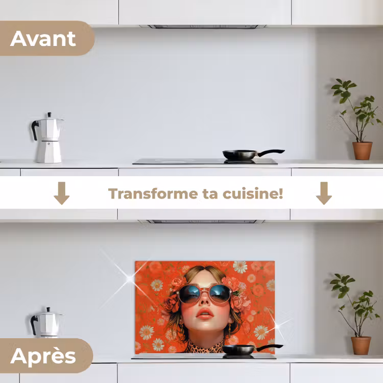 Fond de hotte - Femme - Coloré - Imprimé animal - Fleurs — 7