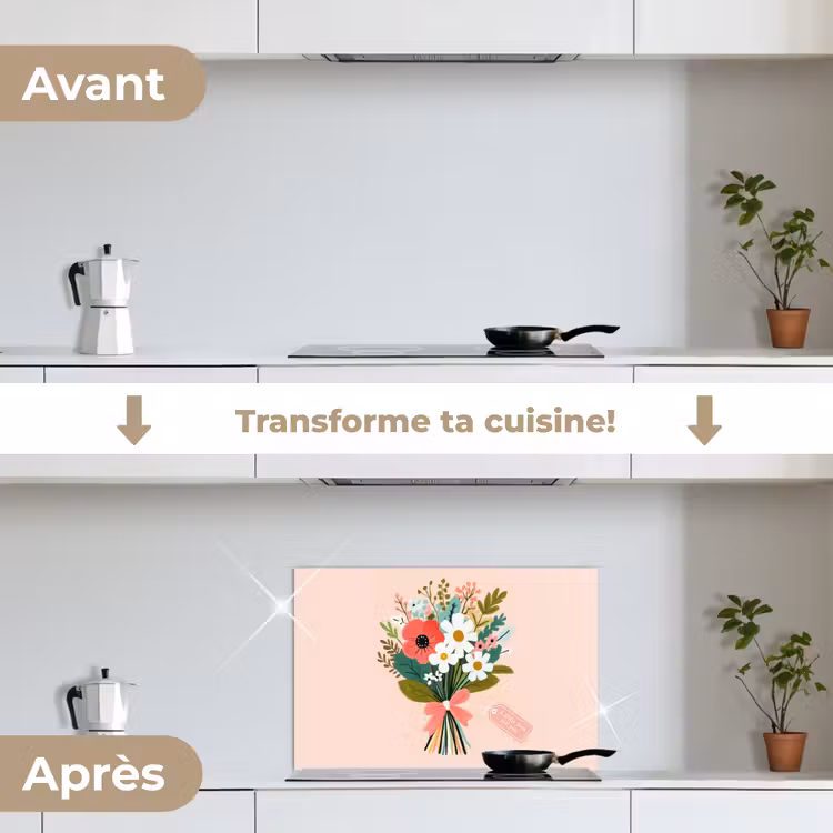 Fond de hotte - Bouquet - Noeud - Carte - Citation — 7