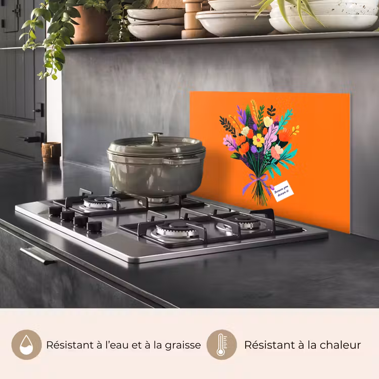 Fond de hotte - Carte - Bouquet - Fleurs — 2