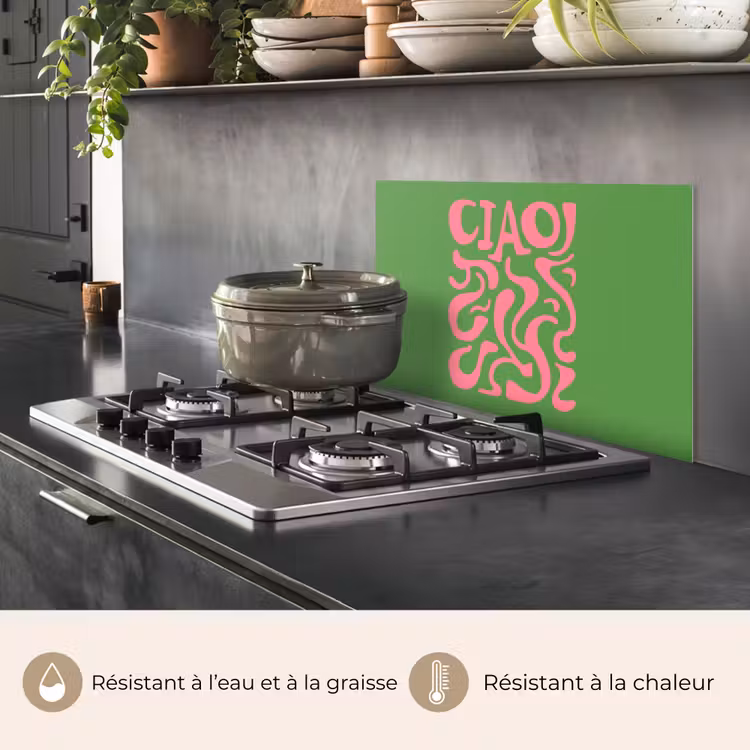 Fond de hotte - Abstrait - Rose - Ciao - Formes — 2