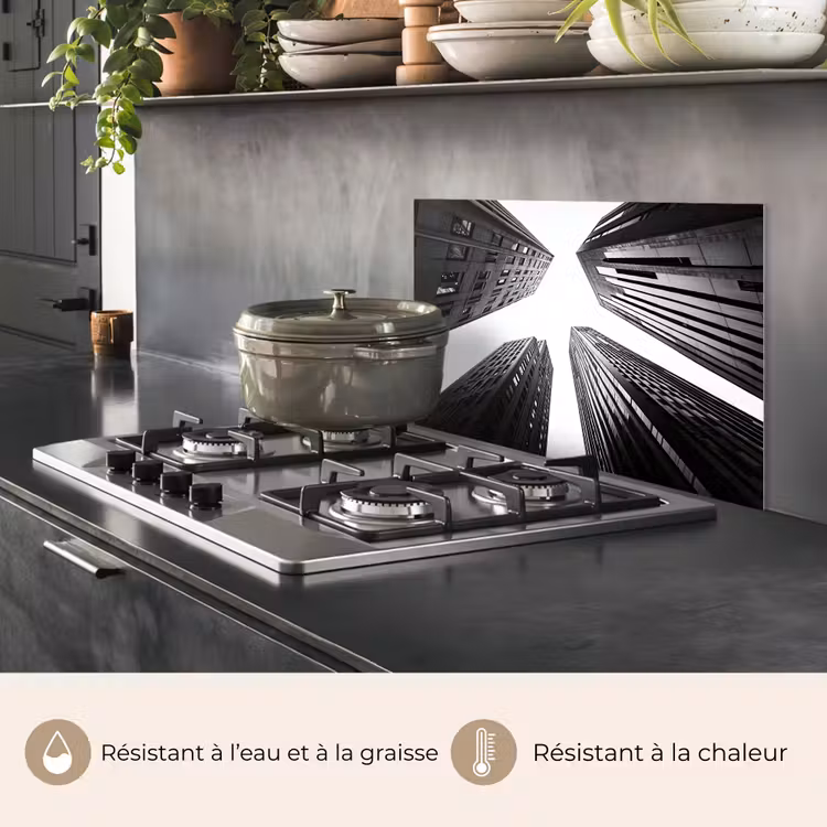 Fond de hotte - Bâtiments - Ciel - Noir — 2