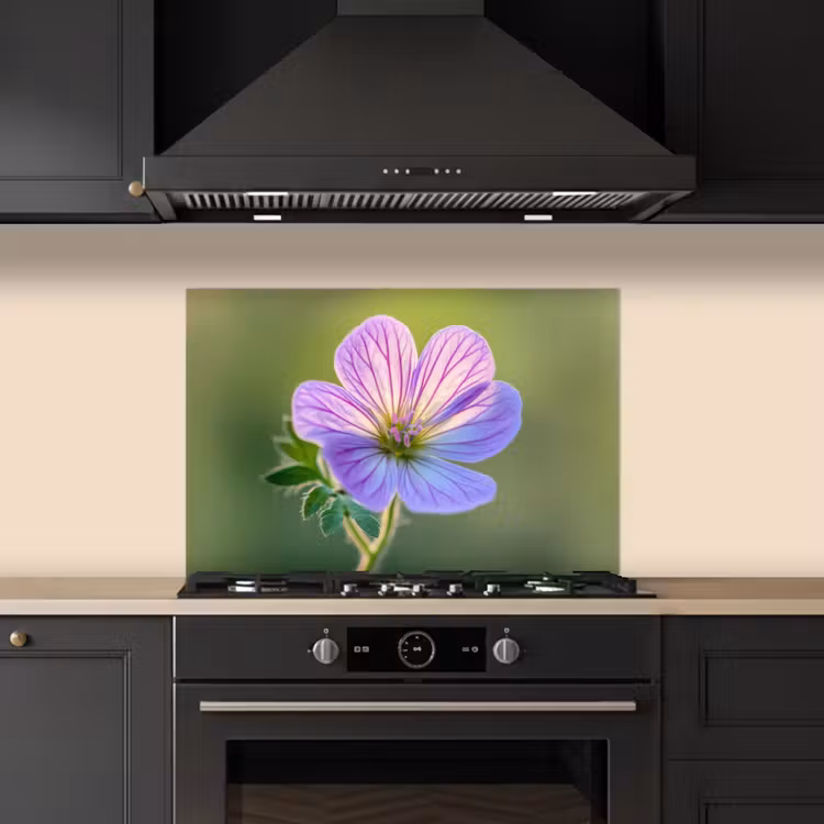 Fond de hotte - Fleur - Gros plan - Violet — 5