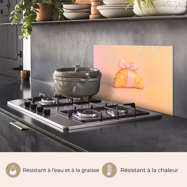 Fond de hotte - Croissant - Nœud papillon - Rose — 2