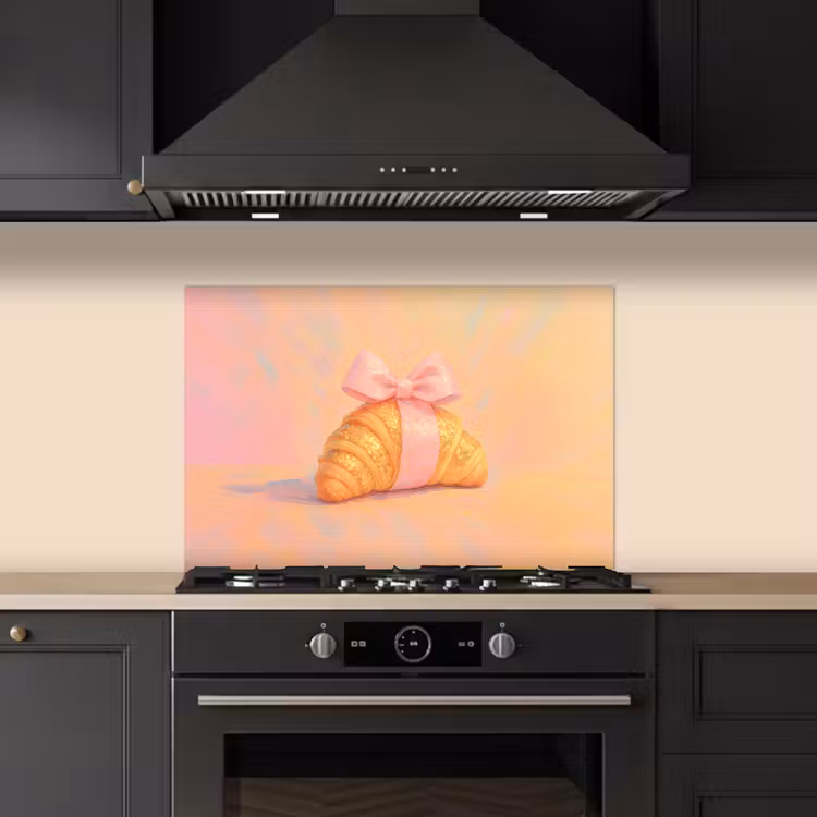 Fond de hotte - Croissant - Nœud papillon - Rose — 5