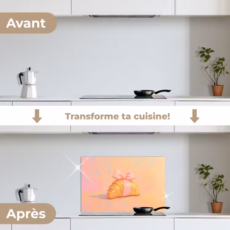 Fond de hotte - Croissant - Nœud papillon - Rose — 7