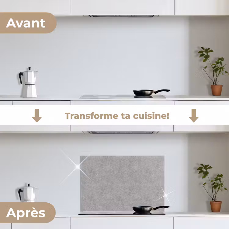 Fond de hotte - Béton - Ancien - Motif — 7