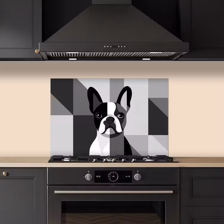 Fond de hotte - Bulldog - Noir - Abstrait - Avions — 5