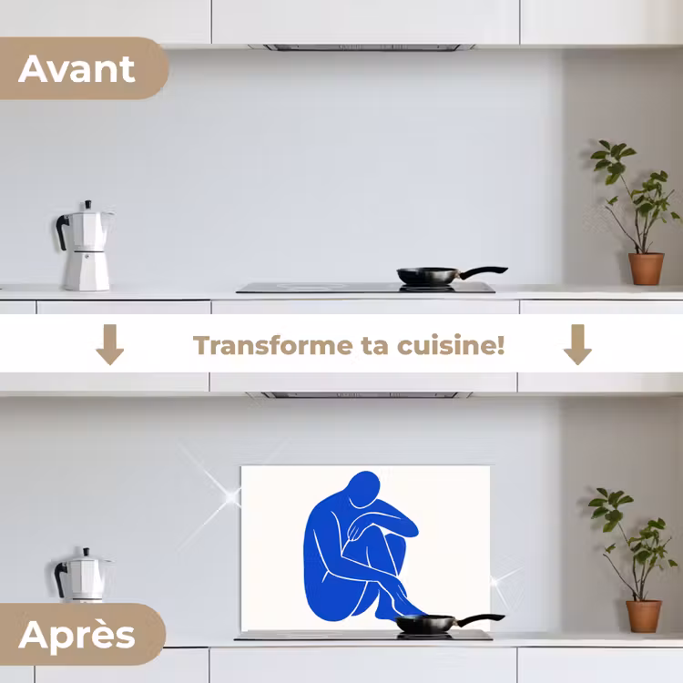Fond de hotte - Corps - Abstrait - Bleu — 7
