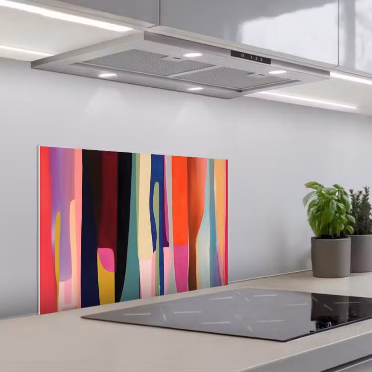 Fond de hotte - Coloris - Vertical - Coloré — 1