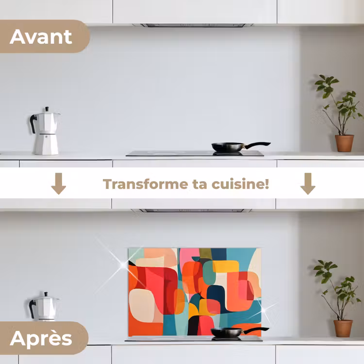 Fond de hotte - Formes - Colorées - Abstraites - Avions — 7