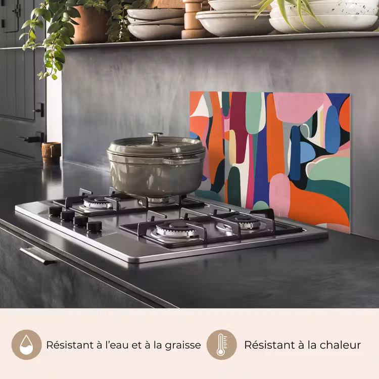 Fond de hotte - Formes - Rythmique - Couleurs - Abstrait — 2