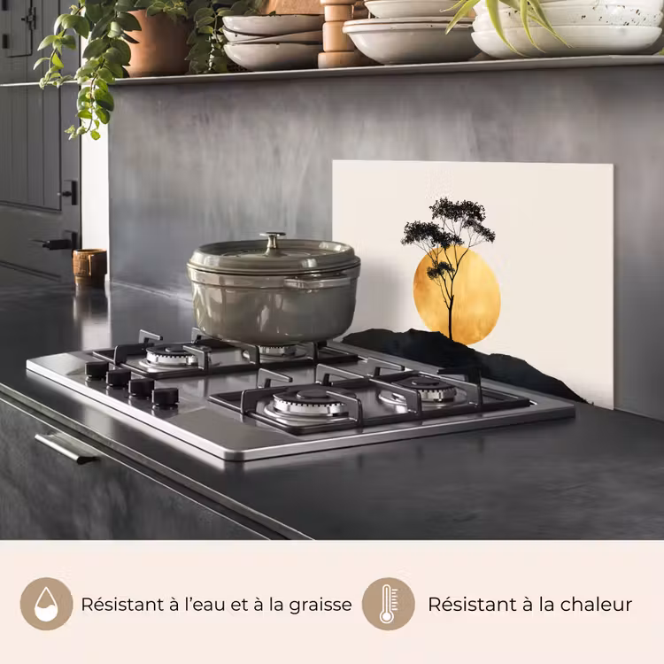 Fond de hotte - Arbre noir - Cercle d'or - Colline — 2