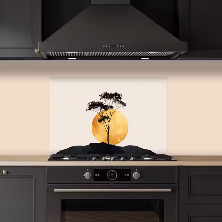 Fond de hotte - Arbre noir - Cercle d'or - Colline — 5