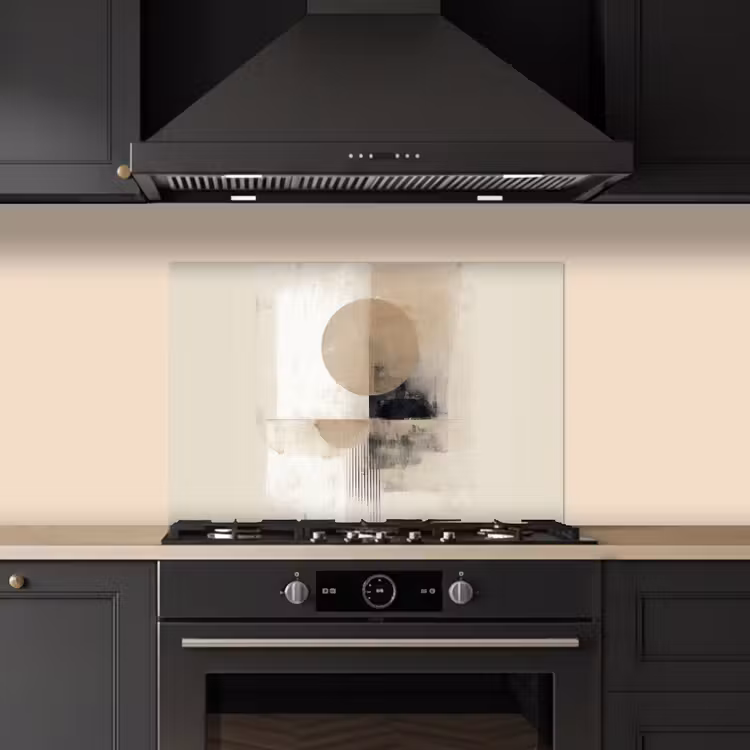 Fond de hotte - Cercle - Composition - Profondeur - Beige — 5