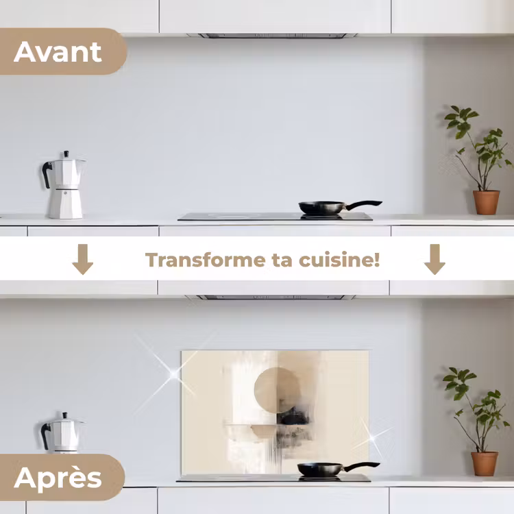 Fond de hotte - Cercle - Composition - Profondeur - Beige — 7