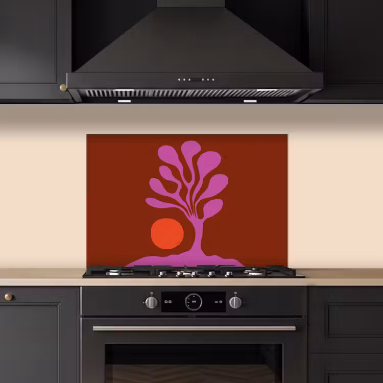 Fond de hotte - Arbre - Pourpre - Cercle - Coulant — 5