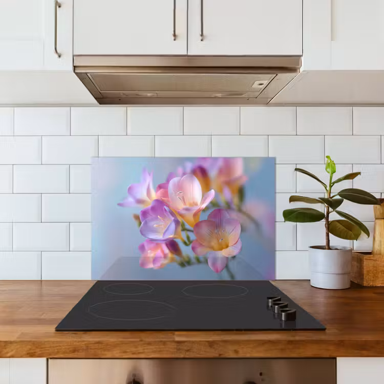 Fond de hotte - Fleurs - Pourpre - Débordement - Étamines — 3
