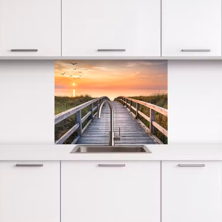 Crédence cuisine - Dune - Nature - Bois — 3