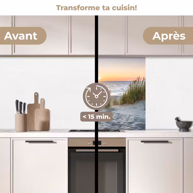 Crédence cuisine - Soleil - Nature - Plage — 2