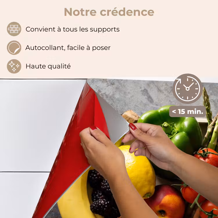 Fond de hotte - Caisse - Fruits - Arc-en-ciel — 4