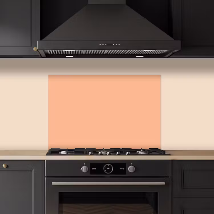 Fond de hotte - Abricot - Rose - Pastel - Solide - Couleur — 5